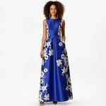 Royal Blue A-Line Gown