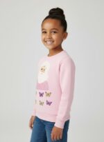 Kids Pink Santa Butterfly Christmas Sweater (Copy) - Image 2