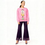 Pink Nutcracker Christmas Sweater