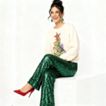 Golden Tree Christmas Sweater - Image 2