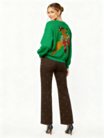 Reindeer Wreath Christmas Sweater (Copy) - Image 4