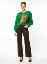 Reindeer Wreath Christmas Sweater (Copy) - Image 3