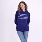 Be Strong Royal Blue Sweater - Image 3