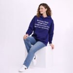 Be Strong Royal Blue Sweater - Image 4