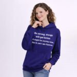 Be Strong Royal Blue Sweater - Image 5