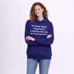 Be Strong Royal Blue Sweater - Image 6