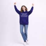 Be Strong Royal Blue Sweater - Image 7