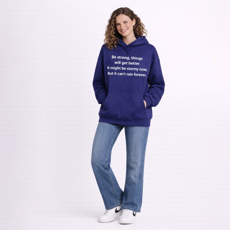Be-strong-Royal-blue-sweater Be Strong Royal Blue Sweater - Image 1