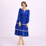 Camie Black Midi Dress - Image 8