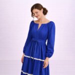 Camie Black Midi Dress - Image 11