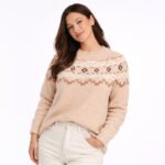 Cream Fair Isle Knit Sweater - Image 4