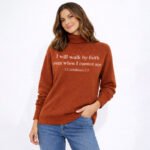 “Walk by Faith” Knit Sweater - Image 3