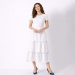 Jasmine White Lace Maxi - Image 2