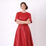 Melanie Pink Dress - Image 8