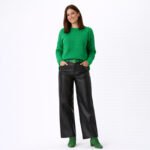 Forest Green Cable Knit Sweater