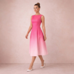 Blush Bloom Sleeveless Midi Dress