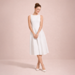 Adela White Midi Dress - Image 5