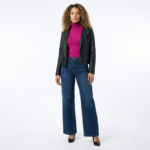 Blue Wide Leg Denim Jeans