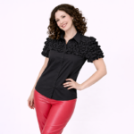Bright and cheerful in fuchsia blouse - Image 9