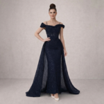 Elegant in Emerald Green Gown - Image 9