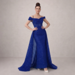 Elegant in Emerald Green Gown - Image 8