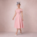 Scarlet Grace Off-Shoulder Midi Dress - Image 7