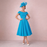 Scarlet Grace Off-Shoulder Midi Dress - Image 6