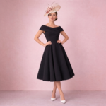 Scarlet Grace Off-Shoulder Midi Dress - Image 2