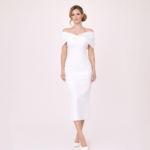 Tarah White Midi Dress