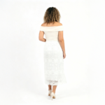 White Lace Midi Skirt - Image 6