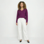 White Wide-Leg Pants