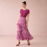 Floral Ruffle Tiered Maxi Skirt - Image 4