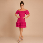 Ruffle Off-Shoulder Mini Dress
