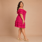 Ruffle Off-Shoulder Mini Dress - Image 5