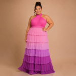 Sunset Ombre Tiered Maxi Dress - Image 4