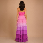 Sunset Ombre Tiered Maxi Dress - Image 7