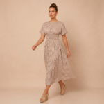 Coastal Stripe Smocked Maxi Dress - Image 3