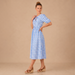 Sky Blossom Midi Dress - Image 3