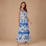 Marina Floral Maxi Dress - Image 3