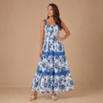 Marina Floral Maxi Dress - Image 4