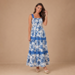 Marina Floral Maxi Dress - Image 2