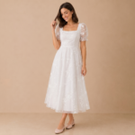 Isabella Lace Midi Dress - Image 5