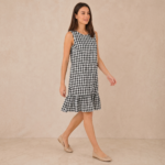 Picnic Day Gingham Mini Dress - Image 4