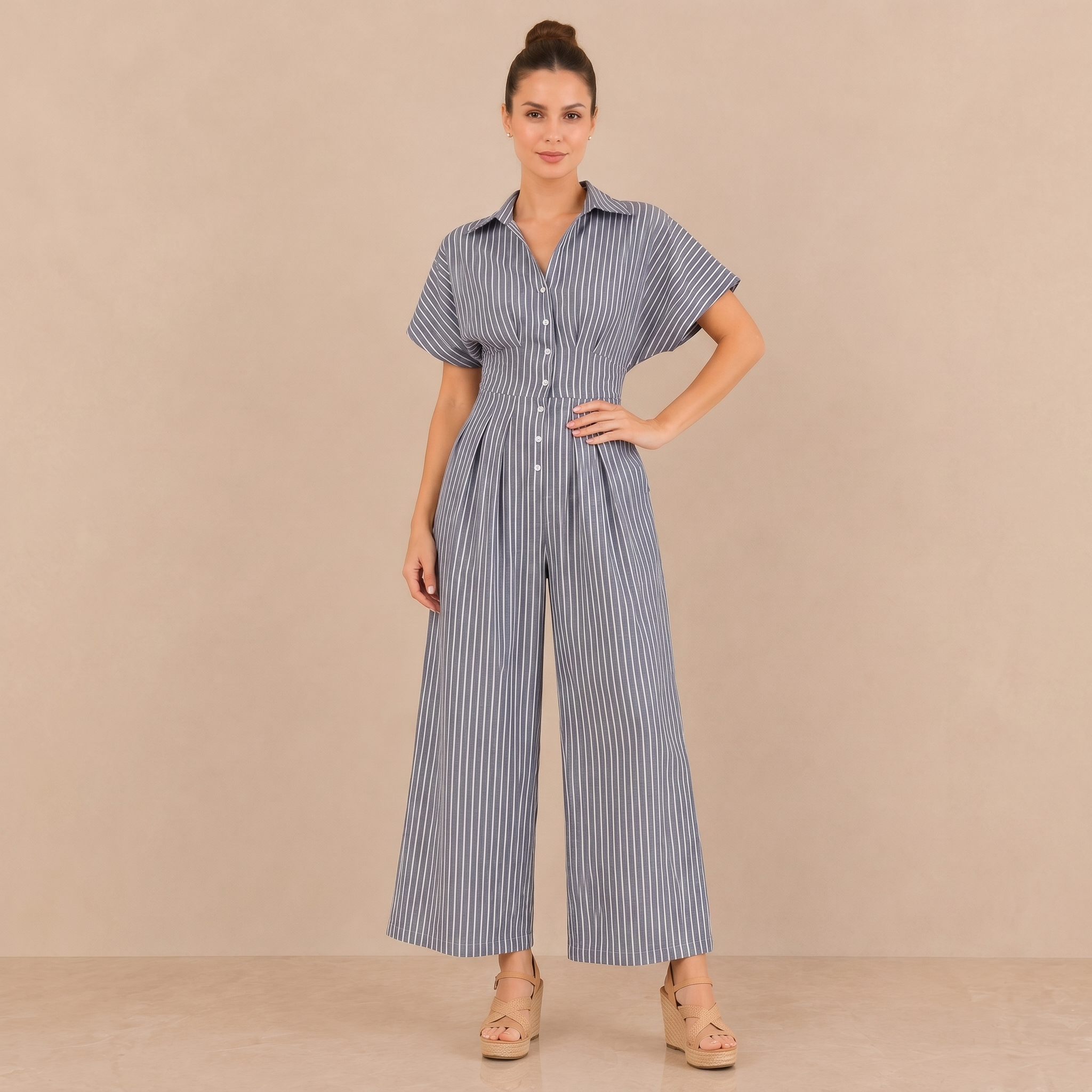 Modelia-2026-06-12-492709-repose Harper Wide-Leg Jumpsuit - Image 1