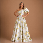 Sabrina Lemon Blossom Gown - Image 2