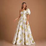 Sabrina Lemon Blossom Gown
