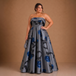 Genevieve Midnight Rose Ball Gown - Image 3