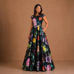 Rosalie Boat Neck Gown - Image 2