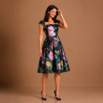 Rosalie Midnight Midi Dress - Image 2