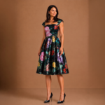 Rosalie Midnight Midi Dress - Image 3
